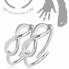 Кольцо, Латунь с родиевым покрытием, артикул R-A022